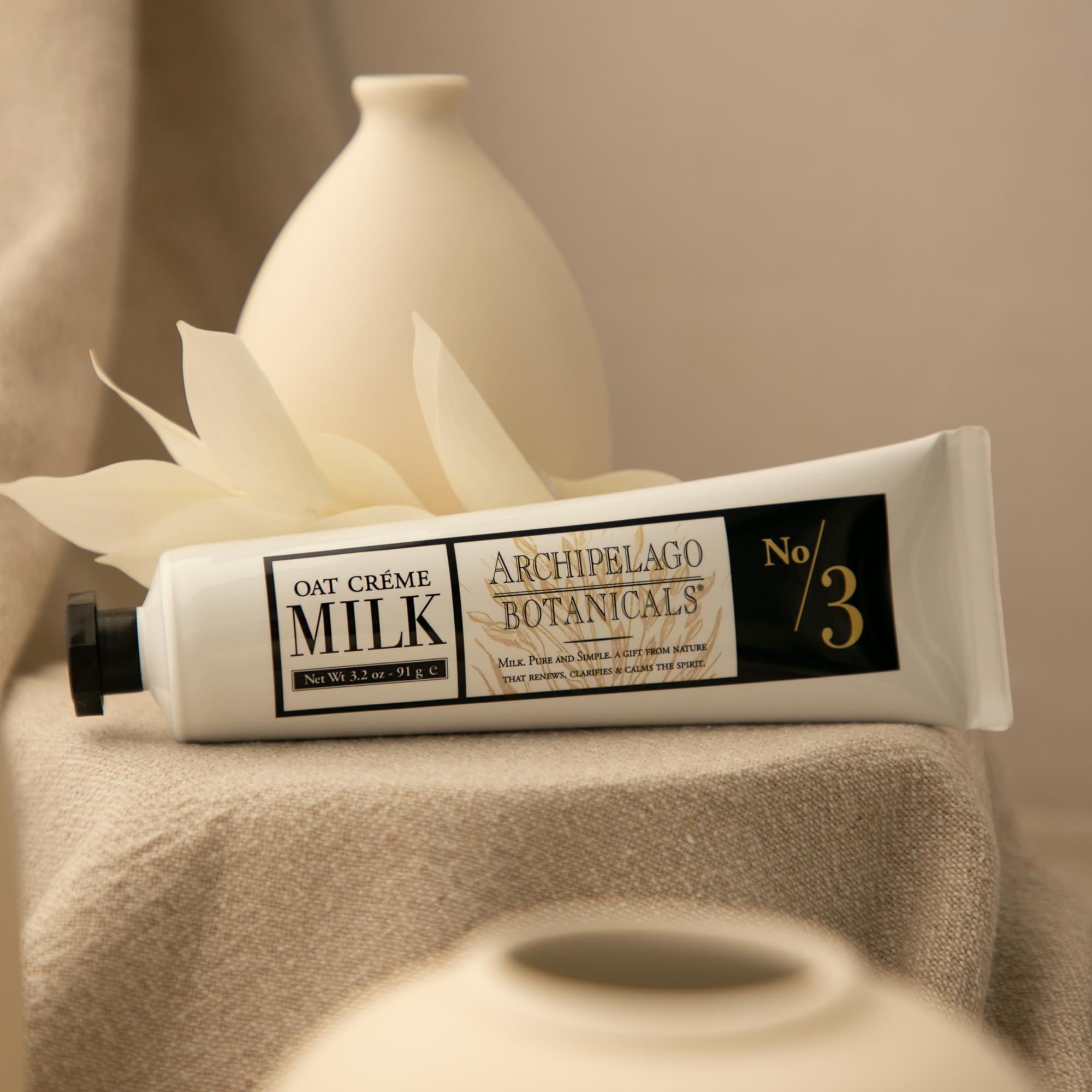 Archipelago Botanicals packaging displays premium, simple ingredients for everyday hand care.