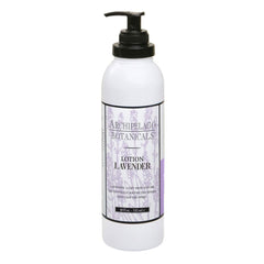 Archipelago Botanicals Lavender Lotion bottle shown for daily hydration after shower.