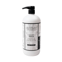 Archipelago Botanicals Milk Body Wash bottle highlights soothing, moisturizing cleanse for dry and sensitive skin