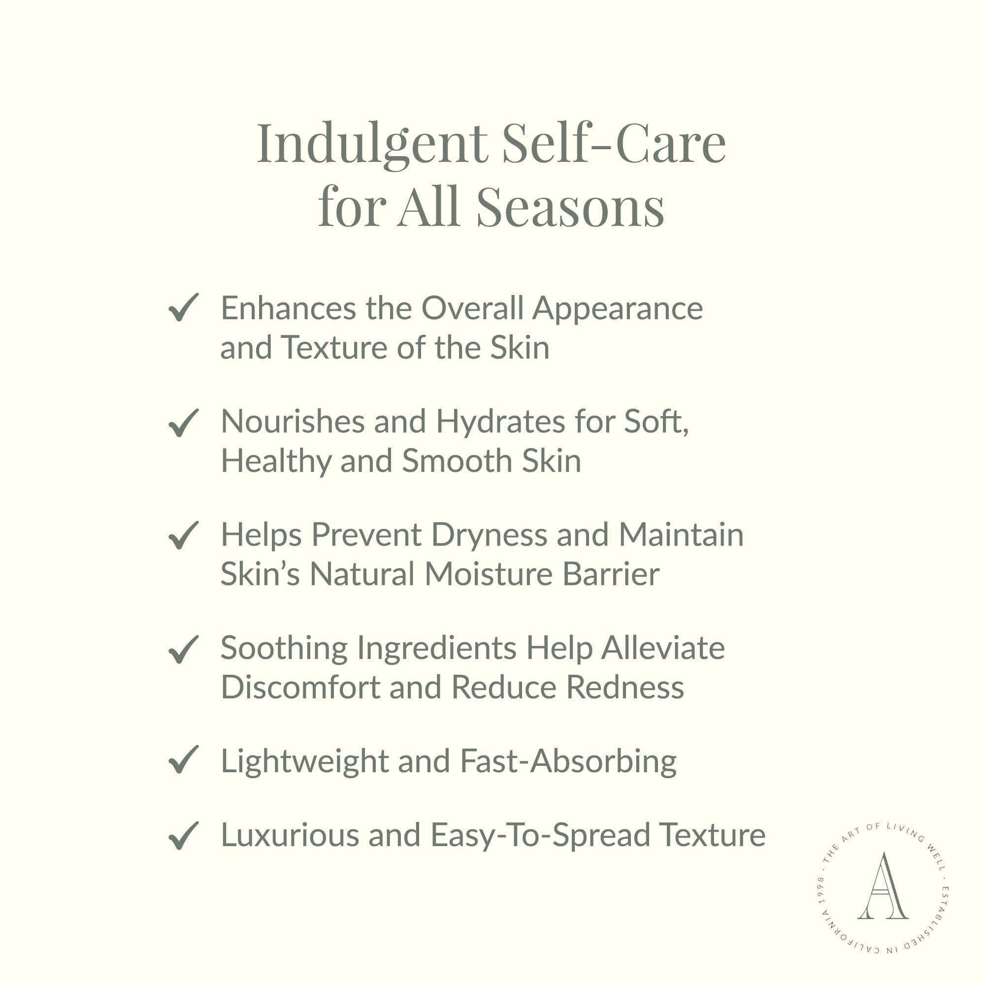 Archipelago Botanicals Soy Milk Lotion texture shown for smooth, non-greasy absorption