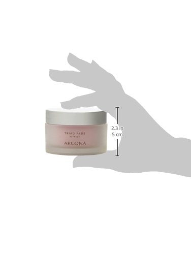 ARCONA Triad Pads finished glow after use on skin.