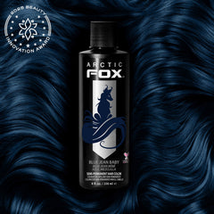 ARCTIC FOX Blue Jean Baby packaging close-up highlighting vegan formula
