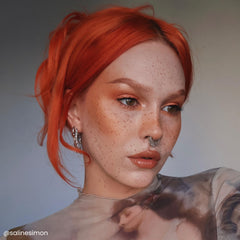 Arctic Fox Ginger Flare vegan ingredients label highlights cruelty-free, ammonia-free color.