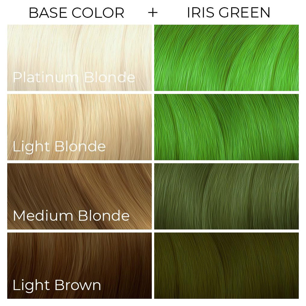 ARCTIC FOX Iris Green final look with soft shine and longevity