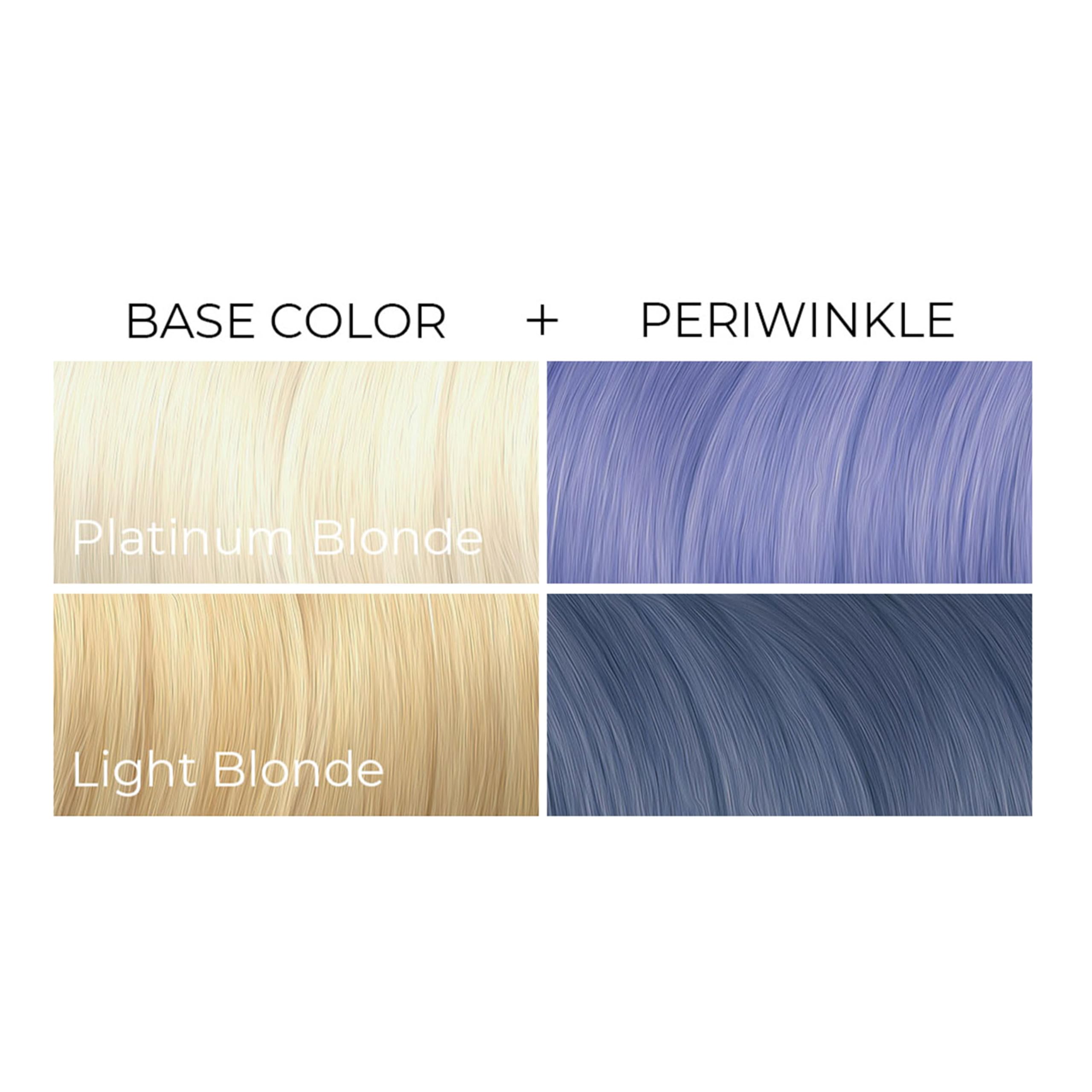 ARCTIC FOX Periwinkle scent emphasizes a pleasant aroma during at-home dyeing.