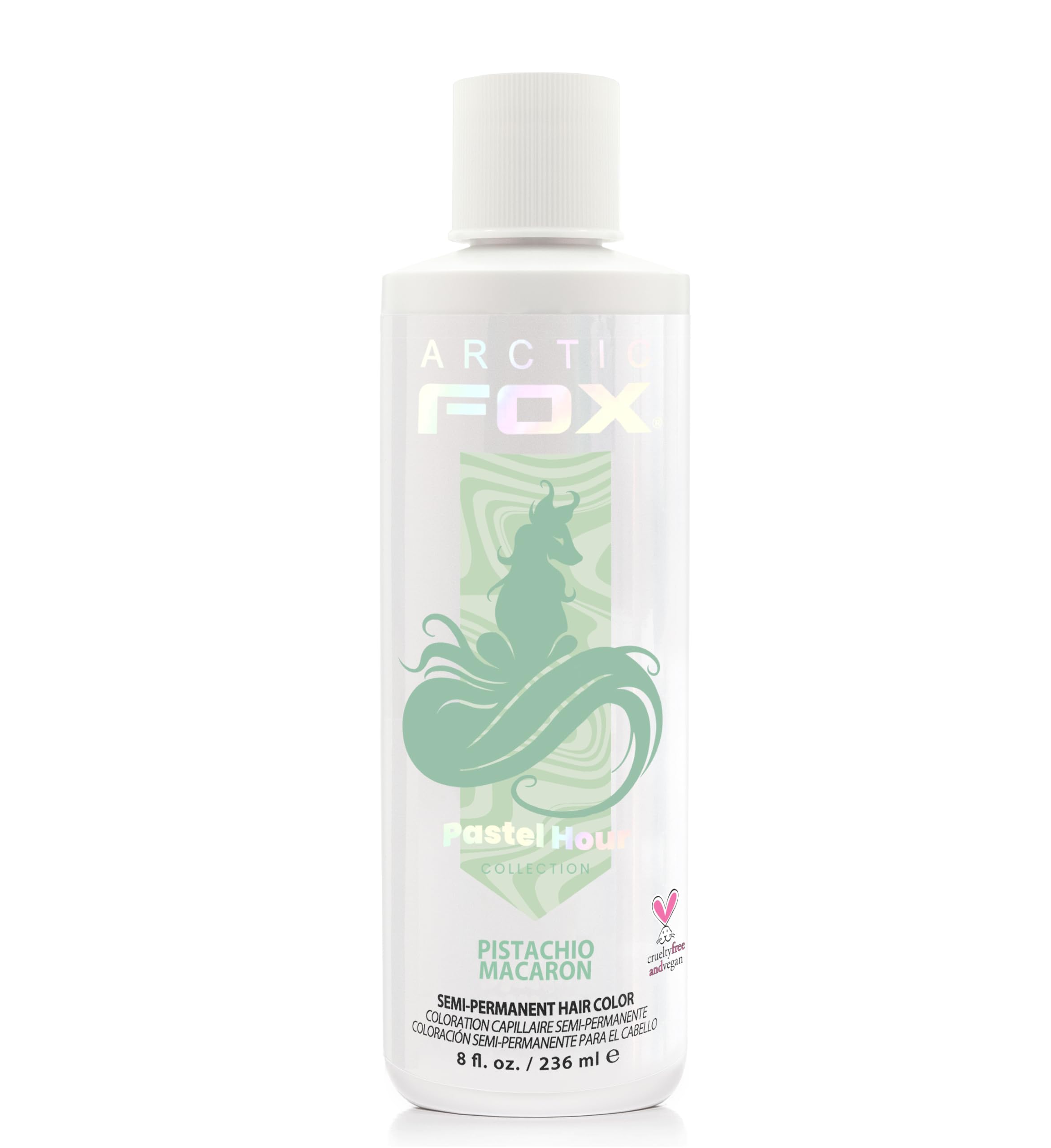 Arctic Fox Pistachio Macaron bottle pour shows mint shade for creative color use