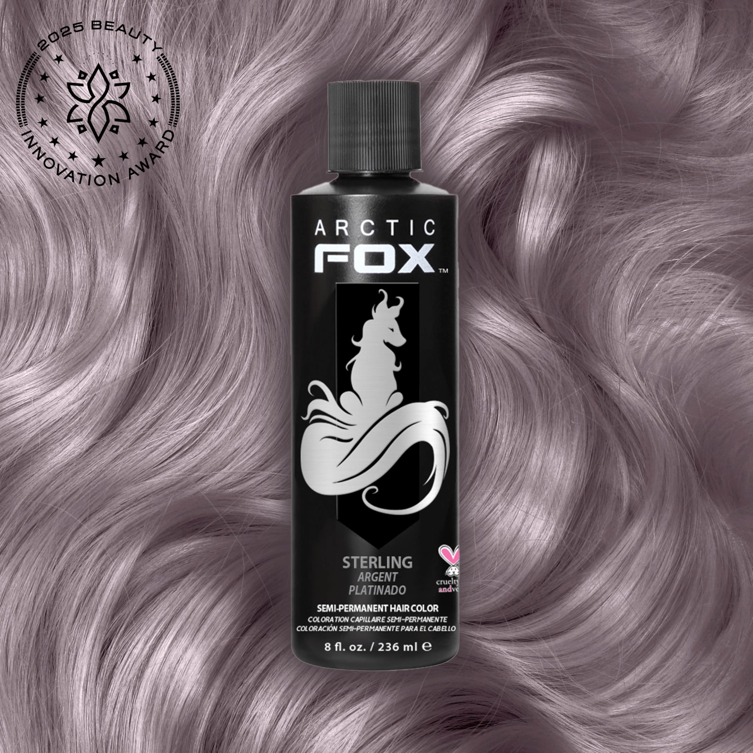 ARCTIC FOX Sterling mixing warmer tones to create smoky custom color