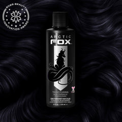 ARCTIC FOX Transylvania color-mix-drops demonstrates icy blue hue creation.