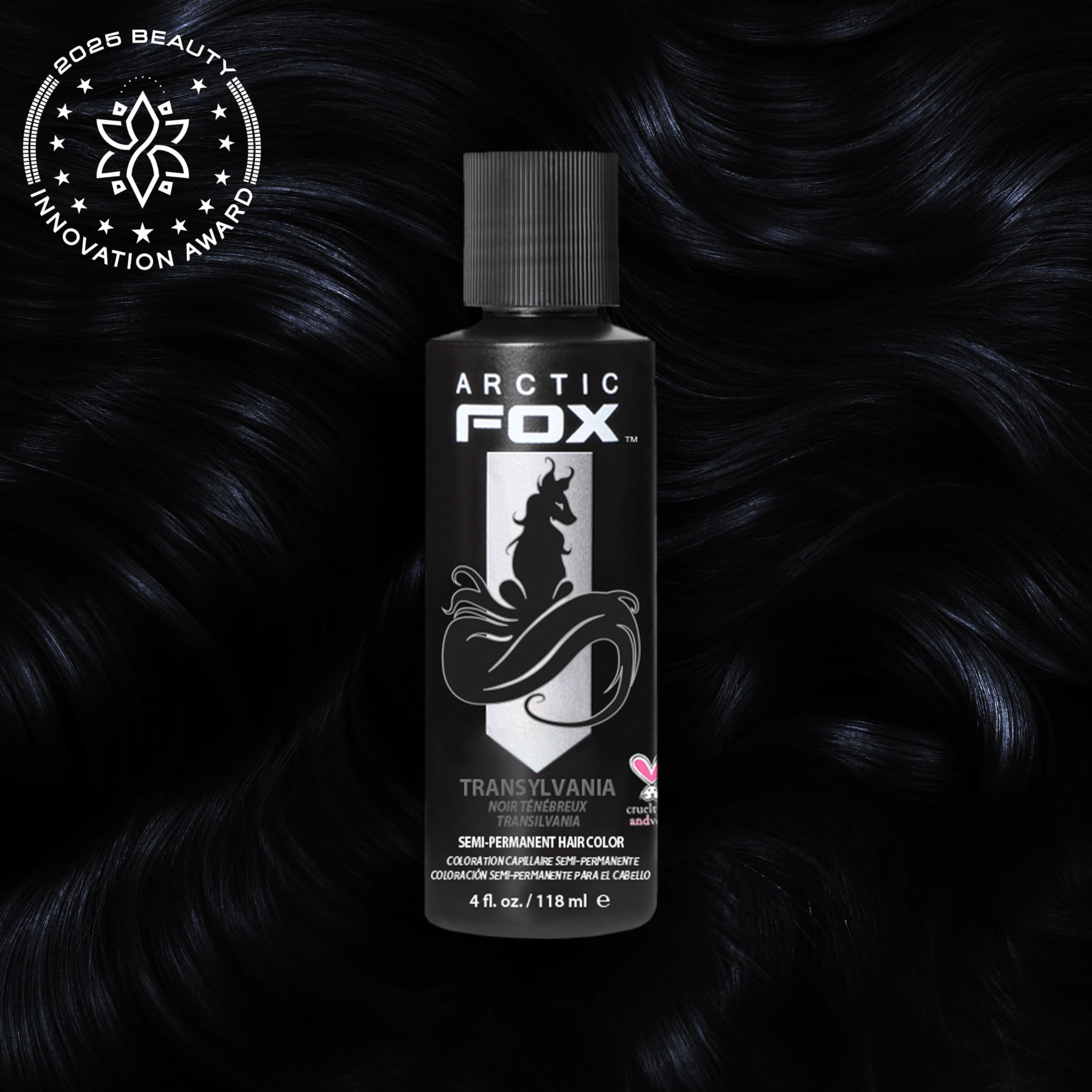 ARCTIC FOX Transylvania diluter mix ice blue for custom color possibilities.