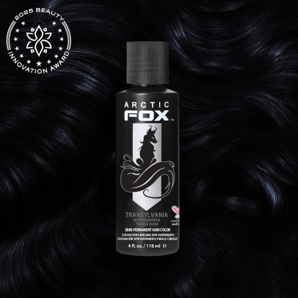 ARCTIC FOX Transylvania diluter mix ice blue for custom color possibilities.