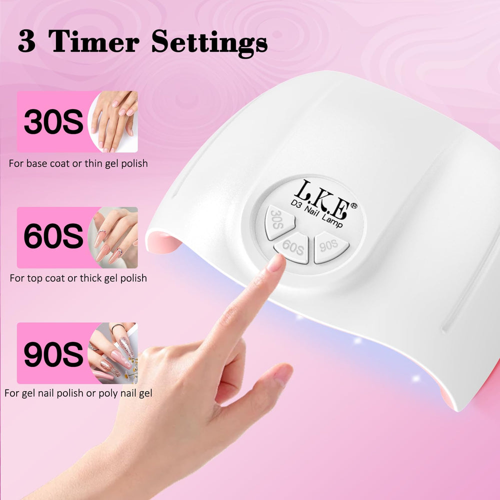 ARCWEISSO smart-uv-nail-lamp with auto sensor for quick curing.
