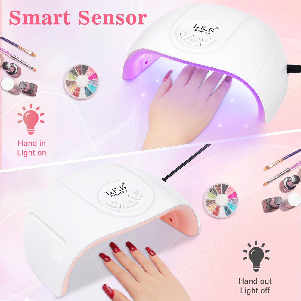 ARCWEISSO UV Nail Lamp design supports easy cleaning and portable use.