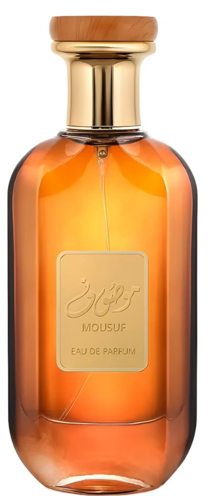 Ard al Zaafaran Mousuf EDP spray bottle—unisex fragrance for all occasions with lasting presence.