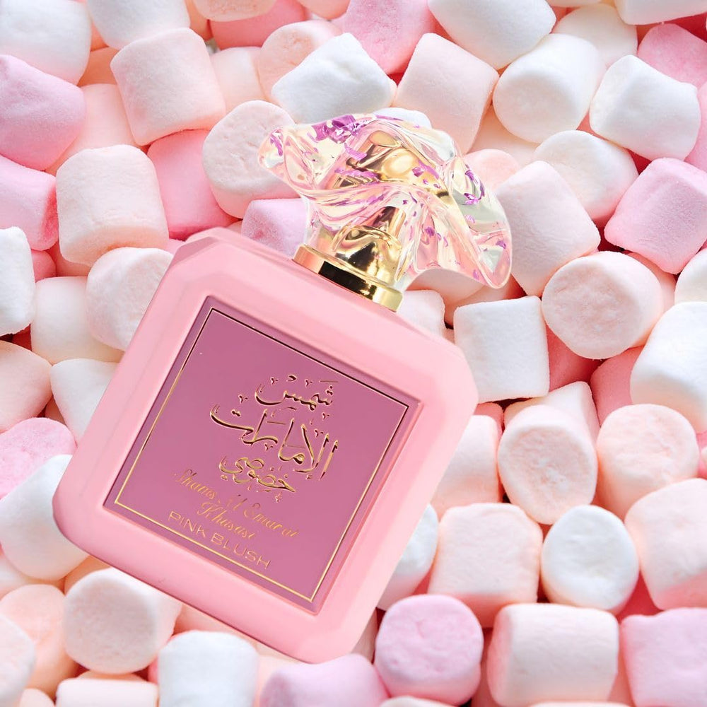 Ard Al Zaafaran Pink Blush EDP top-notes with raspberry and apple for a fresh start.
