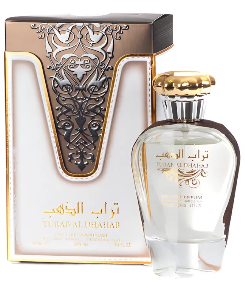 Turab Al Dhahab middle-notes bloom with jasmine and hibiscus.