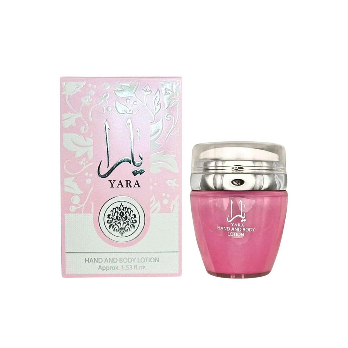 Ard al Zaafaran Yara lotion packaging closeup highlighting premium hydration for daily skin