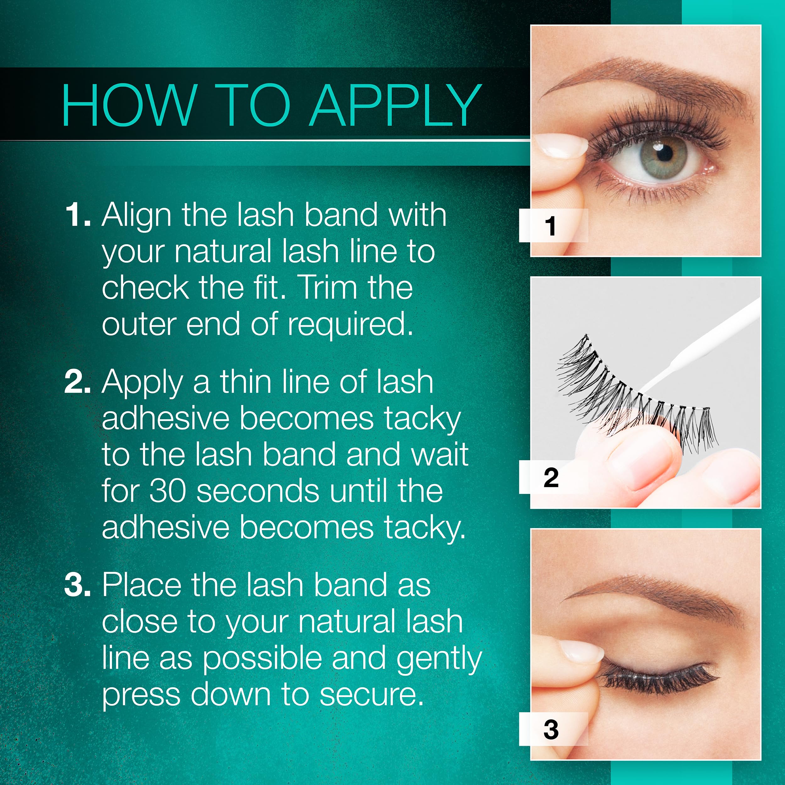 Ardell 110 pack ready-to-wear with easy application