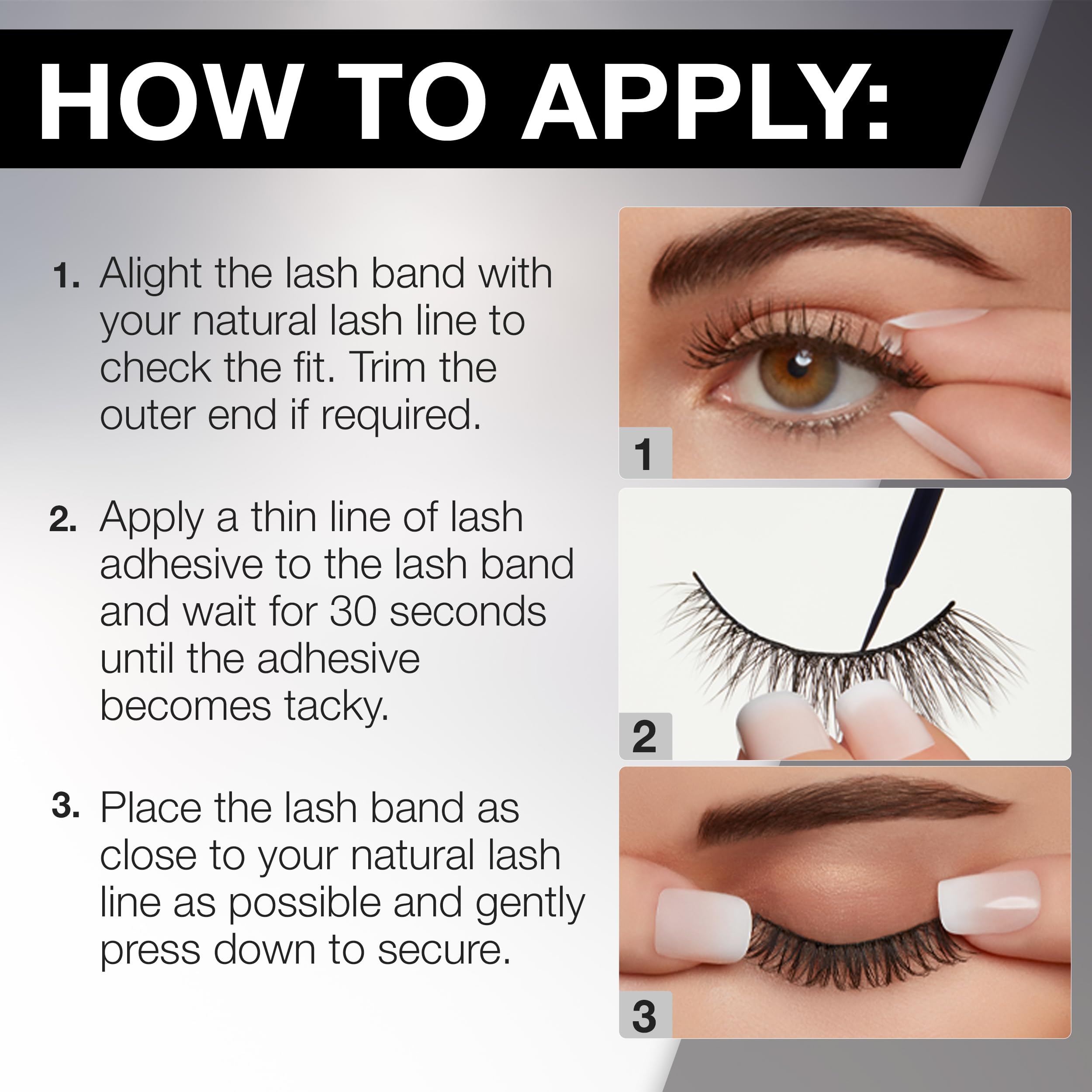 Ardell 3D Faux Mink Lashes four-pair pack provides value and multiple wear options.