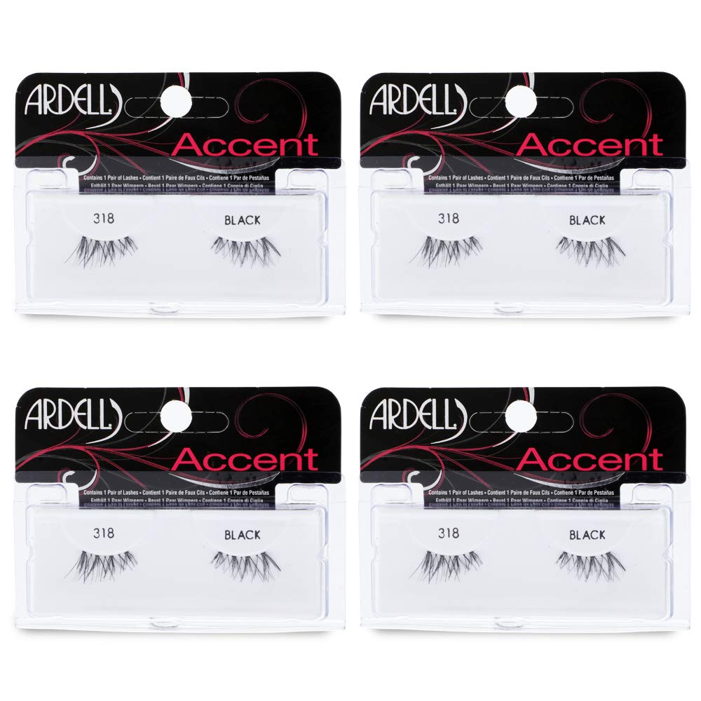 Ardell Accent Half Lashes 318 outer-edge for subtle cat-eye and everyday glamour