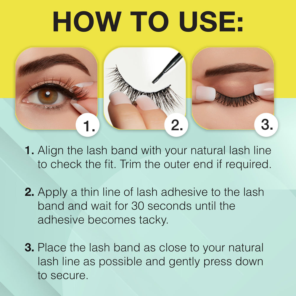 Ardell Active Lash crisscross texture adds dimension for a natural look.
