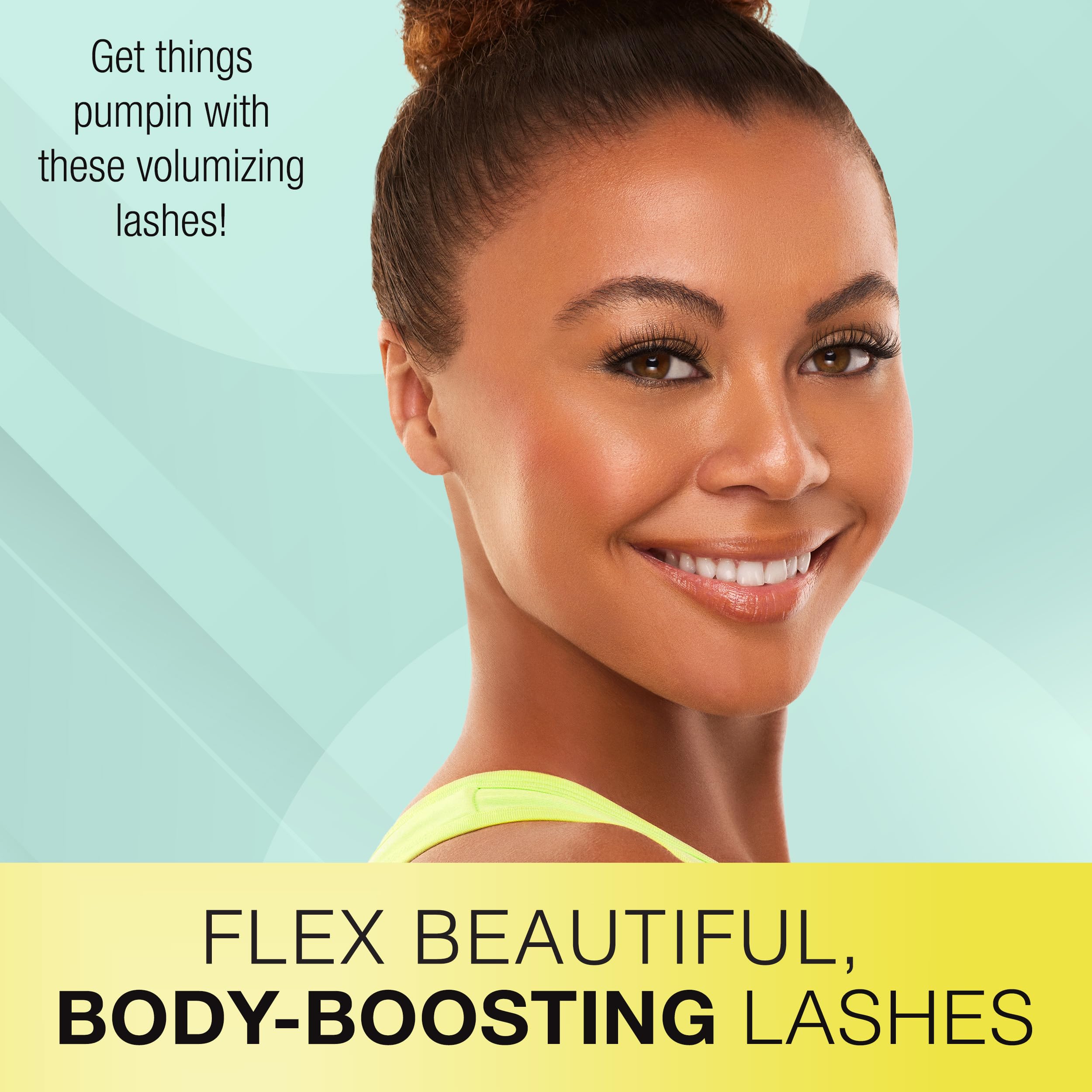 Ardell Active Lash strip lashes closeup reveals crisscross texture for natural depth.