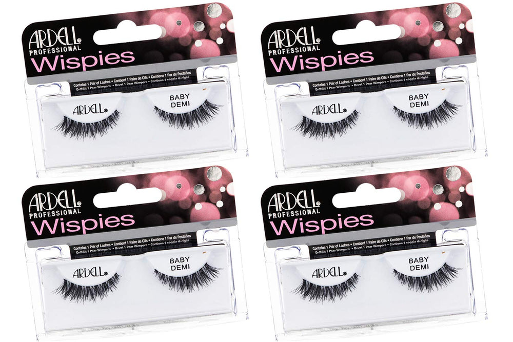 Ardell Baby Demi Wispies, cierre cercano para un look natural y definido en el día.