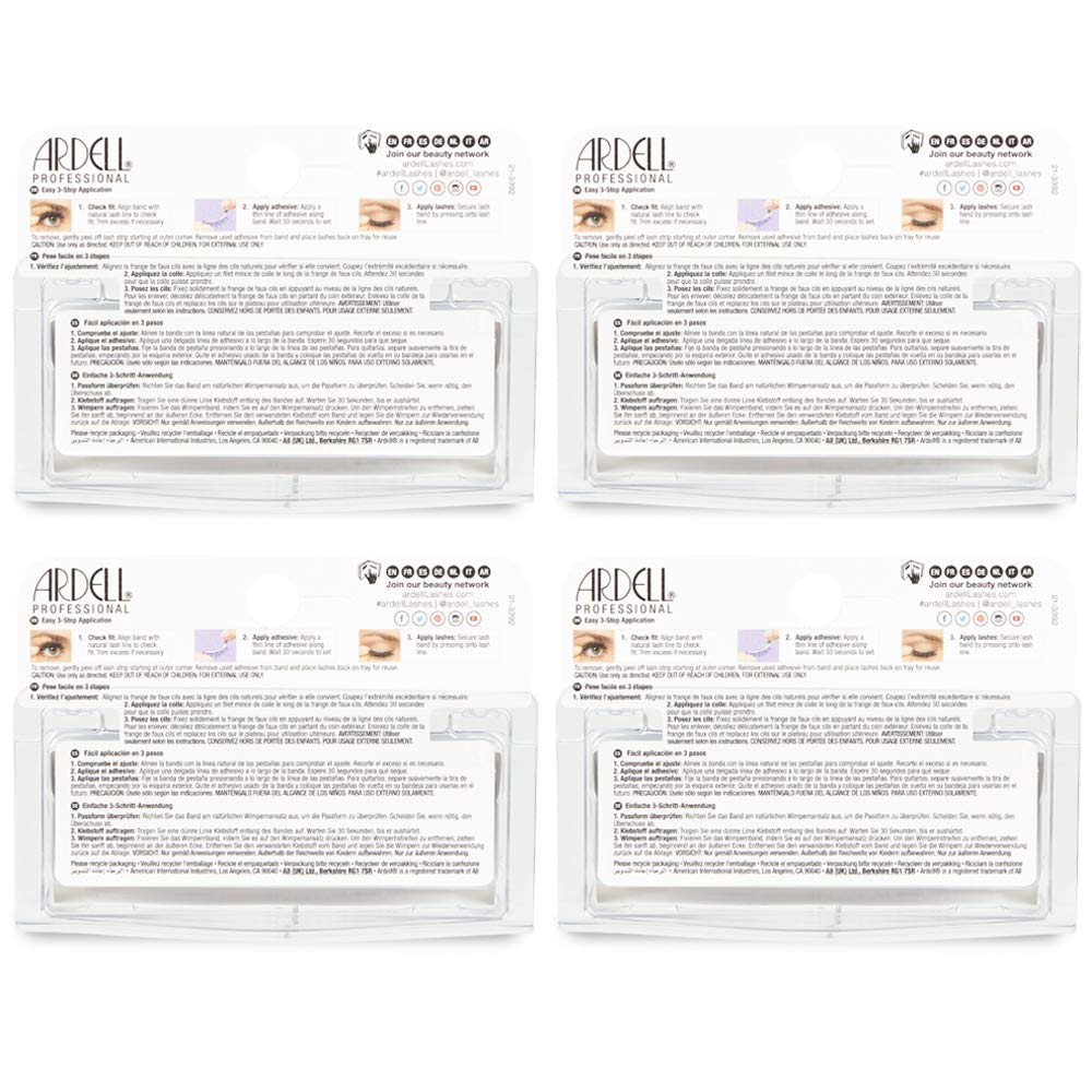 Ardell Baby Wispies Black 4 Pack on-eye fluttering for eye-opening look