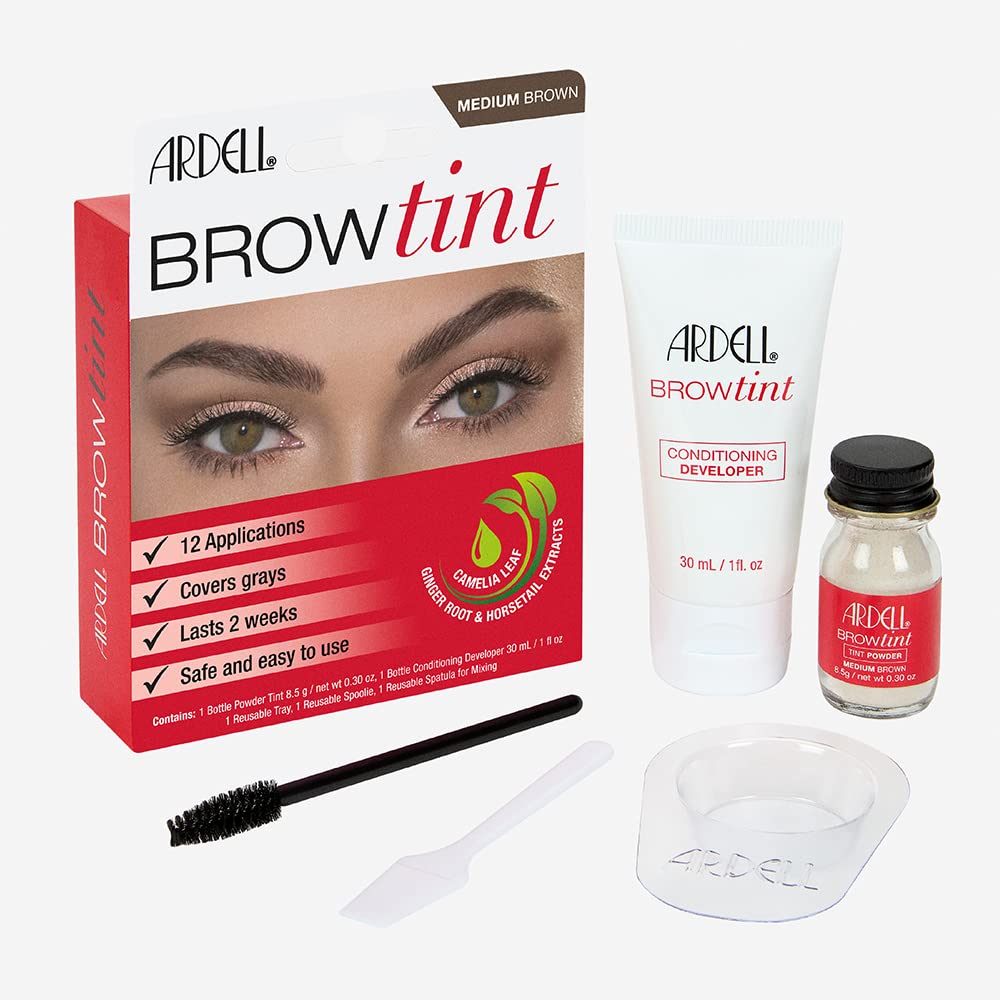 Ardell kit tinte cejas facilita uso diario y apariencia natural.