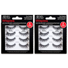 Ardell Demi Wispies lashes close-up showing dramatic fullness and wispy texture.