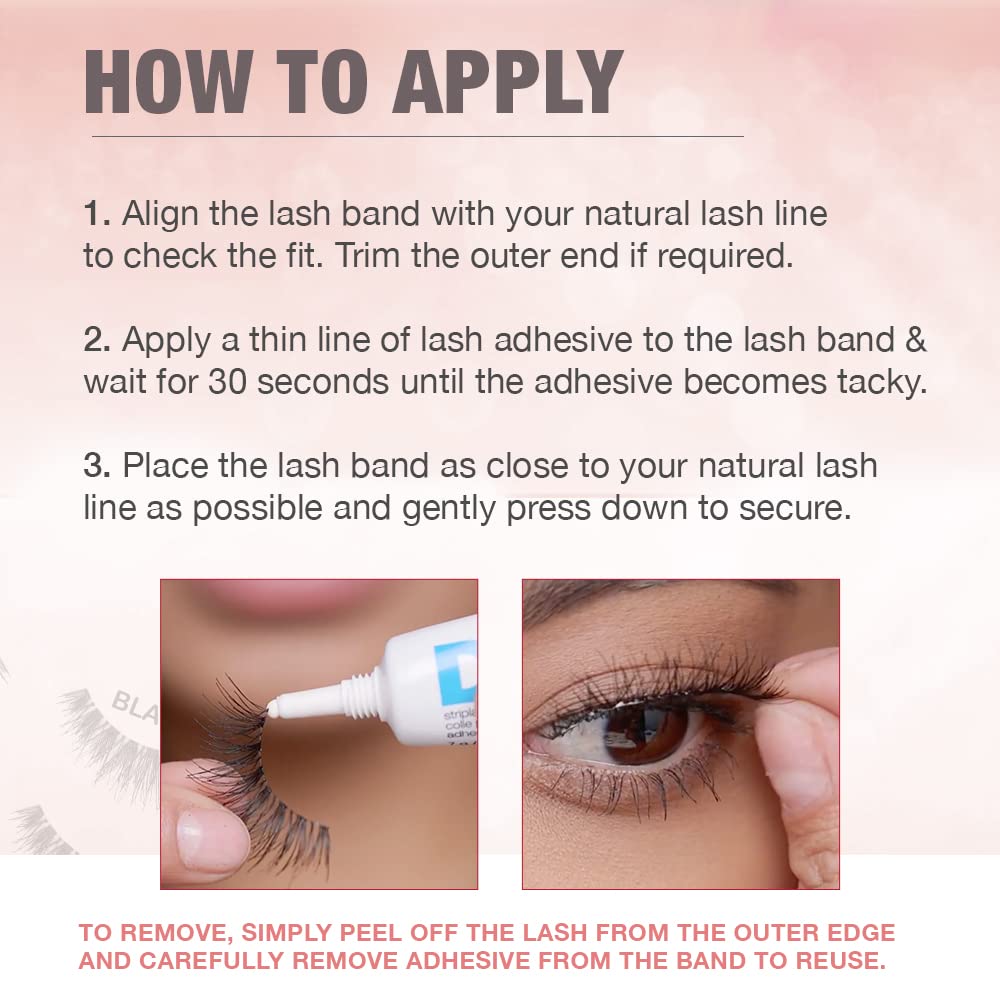 Ardell Demi Wispies handmade lashes with premium hair for soft, lightweight feel.