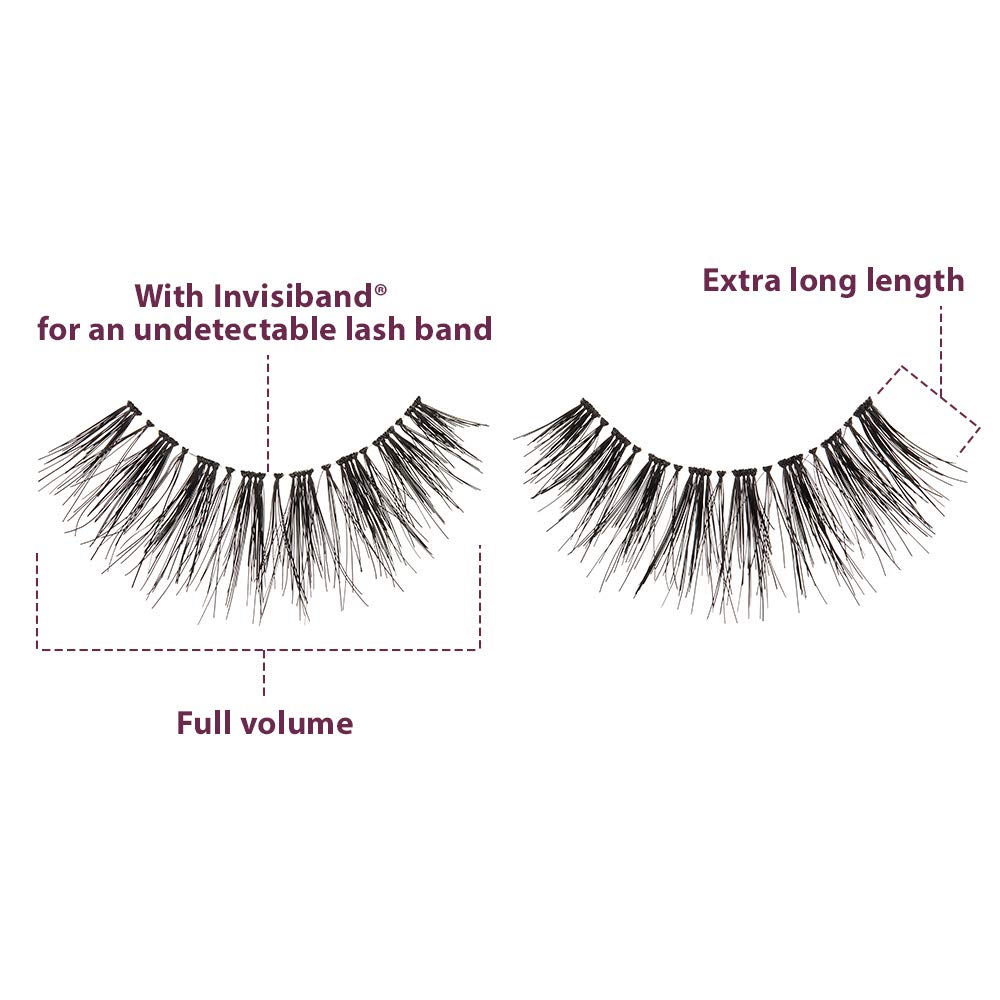 Ardell Double Up 113 lashes with invisible-band for natural fit and all-day comfort.