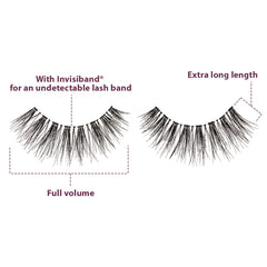 Ardell Double Up 113 lashes with invisible-band for natural fit and all-day comfort.