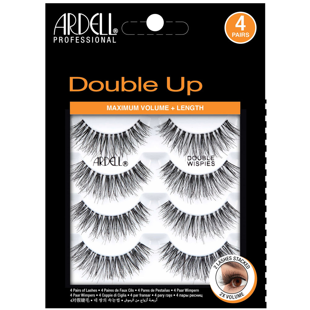 Ardell Double Up 113 lashes deliver bold volume for dramatic eye definition.