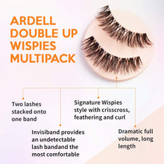 Ardell Double Up Wispies application-removal demonstrates easy, reusable lashes for daily use.