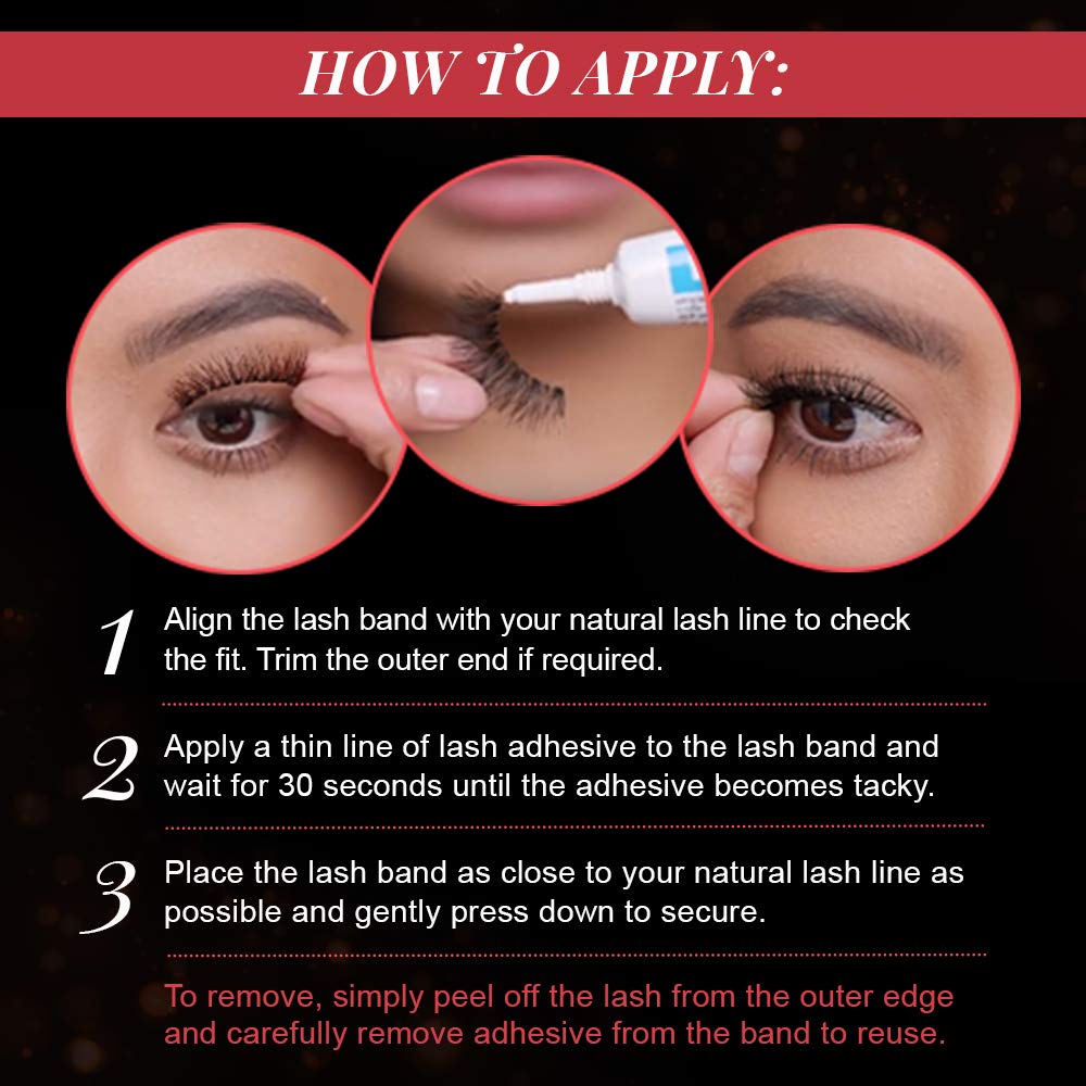 Ardell Faux Mink Wispies rounded lash close-up showing center-volume lift for dramatic appeal.