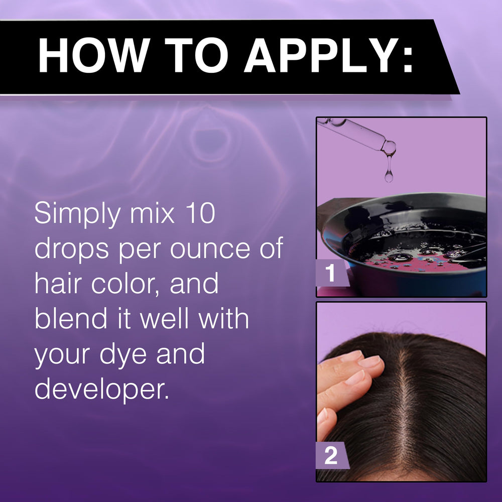 Ardell Gray Magic Color Additive final look delivers vibrant color and longevity.