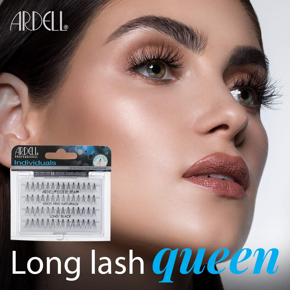 Ardell invisiband closeup shows seamless lash band blending with natural lashes.