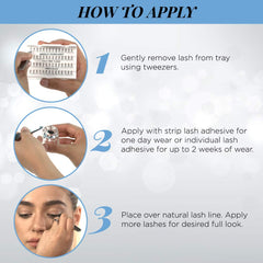 Ardell Lash Clusters reusable travel kit illustrating durable lashes