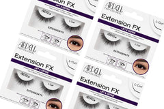 Ardell Lash Extension FX L Curl pack closeup showcasing natural lift and defined lashes.
