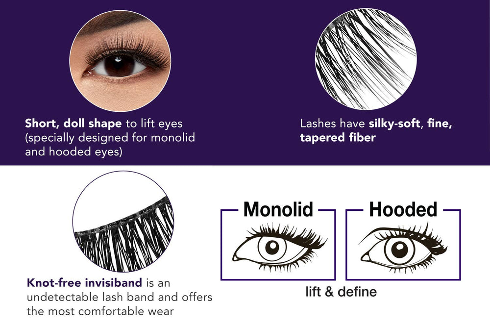 Ardell Lash Extension FX L Curl USA-made cruelty-free label on pack for ethical beauty.