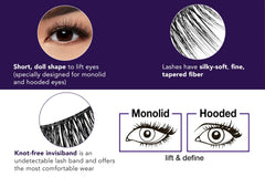 Ardell Lash Extension FX L Curl USA-made cruelty-free label on pack for ethical beauty.