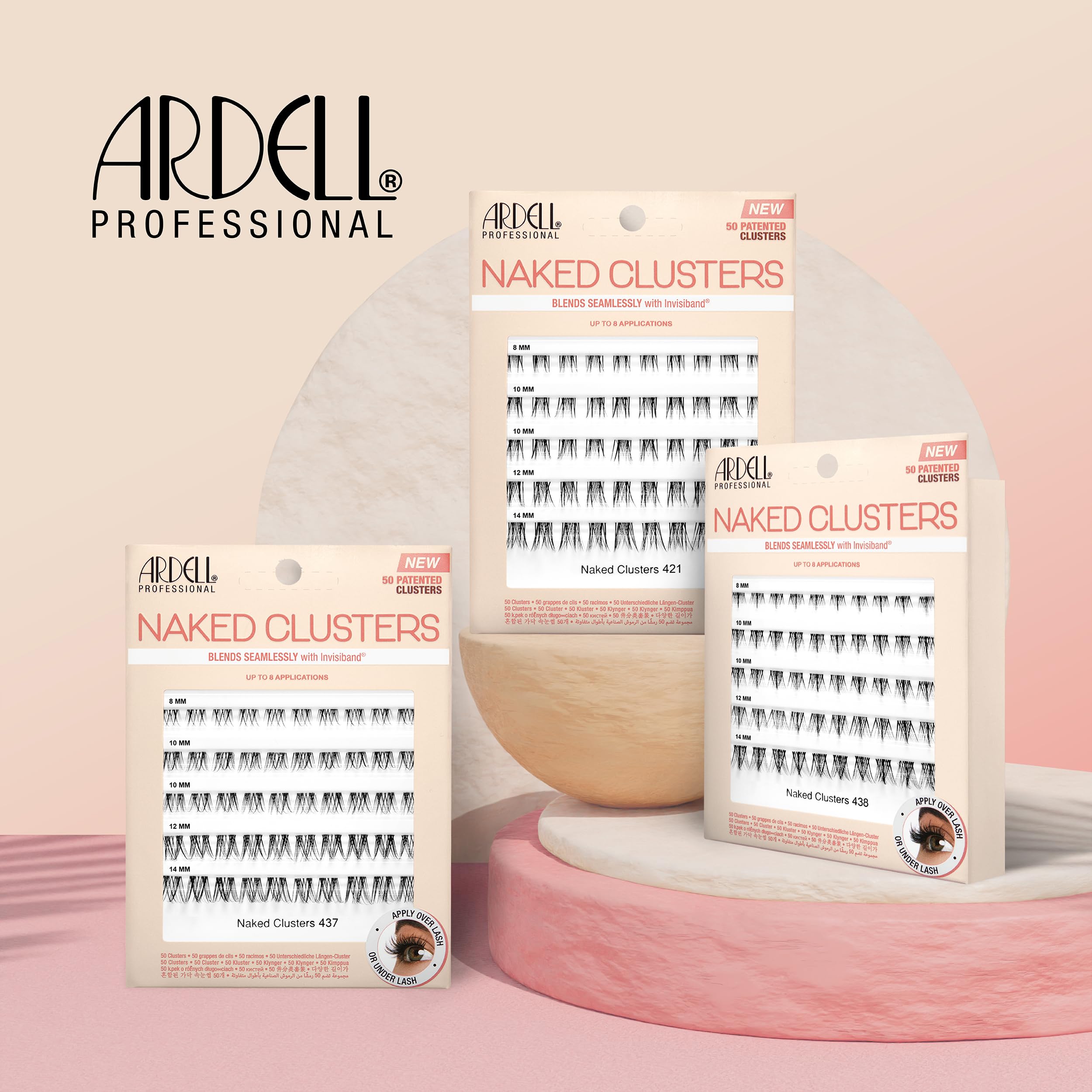 Ardell Naked Clusters 421 para looks naturales y glamorosos en distintas ocasiones.
