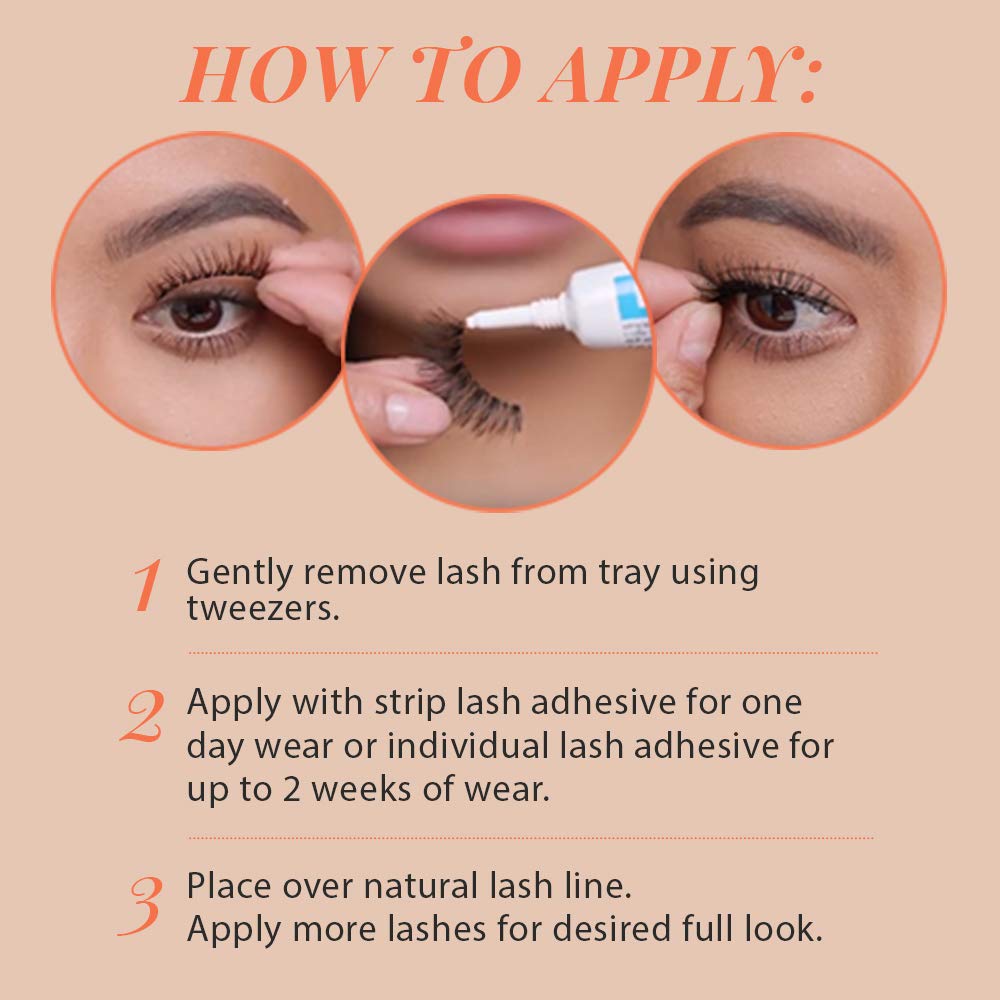 Ardell Naked Lashes 420 natural-look closeup captures lightweight, airy fibers for subtle length.