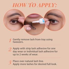 Ardell Naked Lashes 423 four-pair pack in a compact tray.