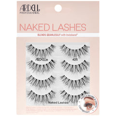 Ardell Naked Natural Lashes 427 closeup shows subtle volume for daily wear.