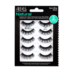 Ardell Natural 101 Demi Black lashes closeup—lightweight wear for daily elegance.