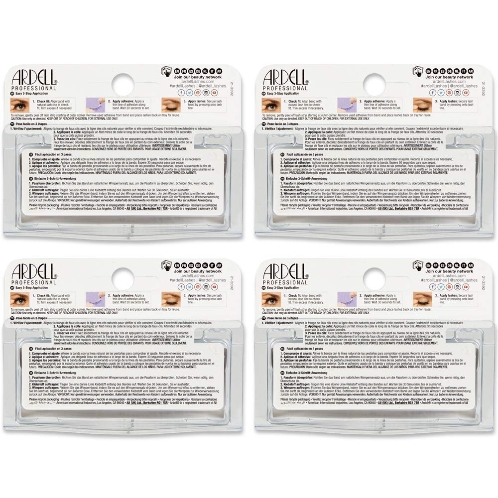 Ardell Natural 174 lashes use Invisiband for seamless wear.
