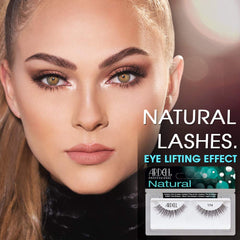Ardell Natural 174 lashes feature a lightweight band for all-day comfort.