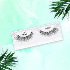 Ardell Natural Lashes 120 Black crisscross close-up showing natural fullness