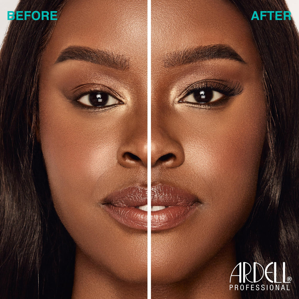 Ardell Natural Lashes 120 natural look on eye adds soft volume.